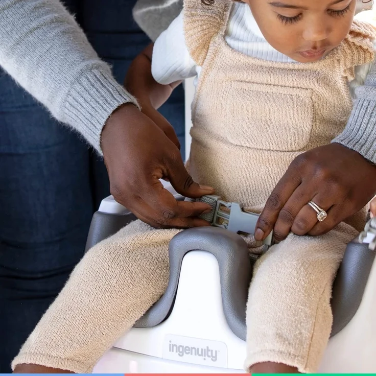 Ingenuity Baby Base 2-in-1 Sitzerhöhung Schiefergrau – Bild 9