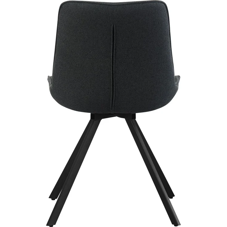 Drehstuhl 2er Set Rio Stühle in Anthrazit - gemütliches Design - B/H/T: 52x85x61 cm – Bild 8