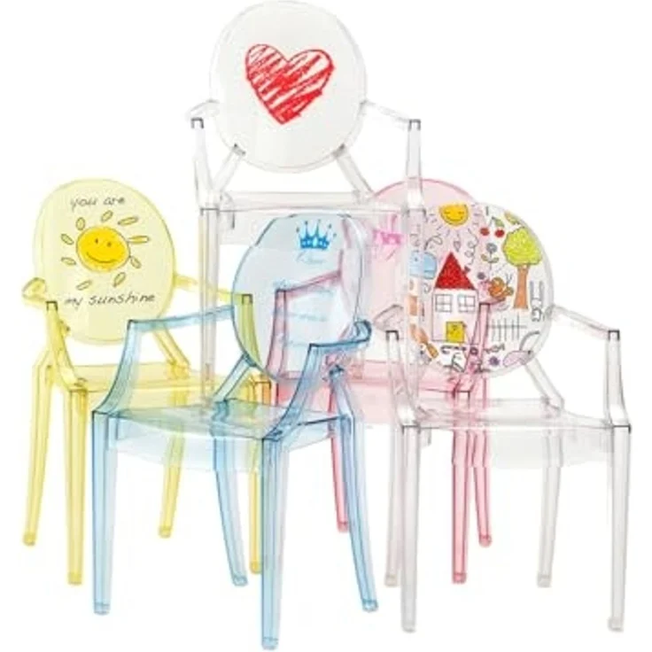 Kartell Loulou Ghost Kinderstuhl, Polykarbonat, transparent, 37 x 40 x 63 cm – Bild 5