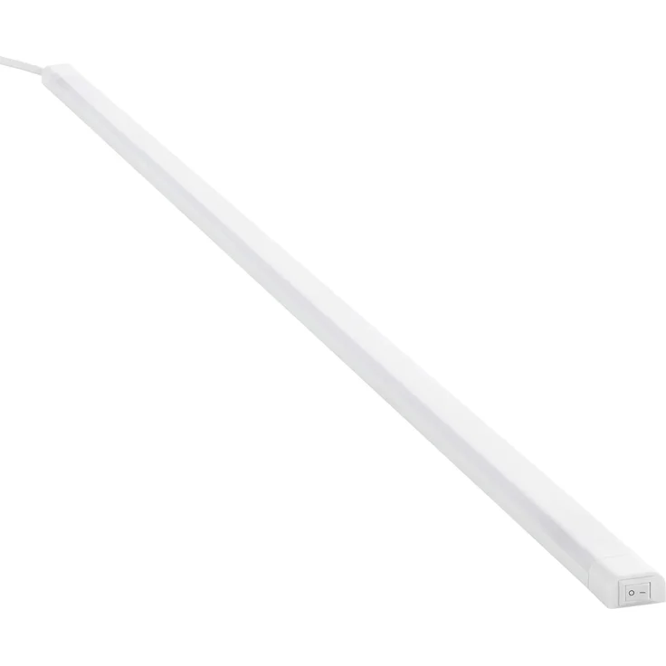 SEBSON Aufbauleuchte LED Unterbauleuchte 80cm, 12W, 1000lm, neutralweiß, Stecker & Schalter
