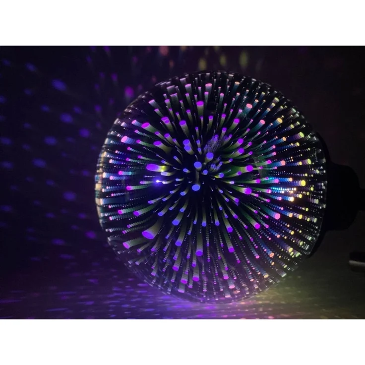 Solar-Leuchte Glaskugel, 3D-Effekt, 1 LED weiß – Bild 1