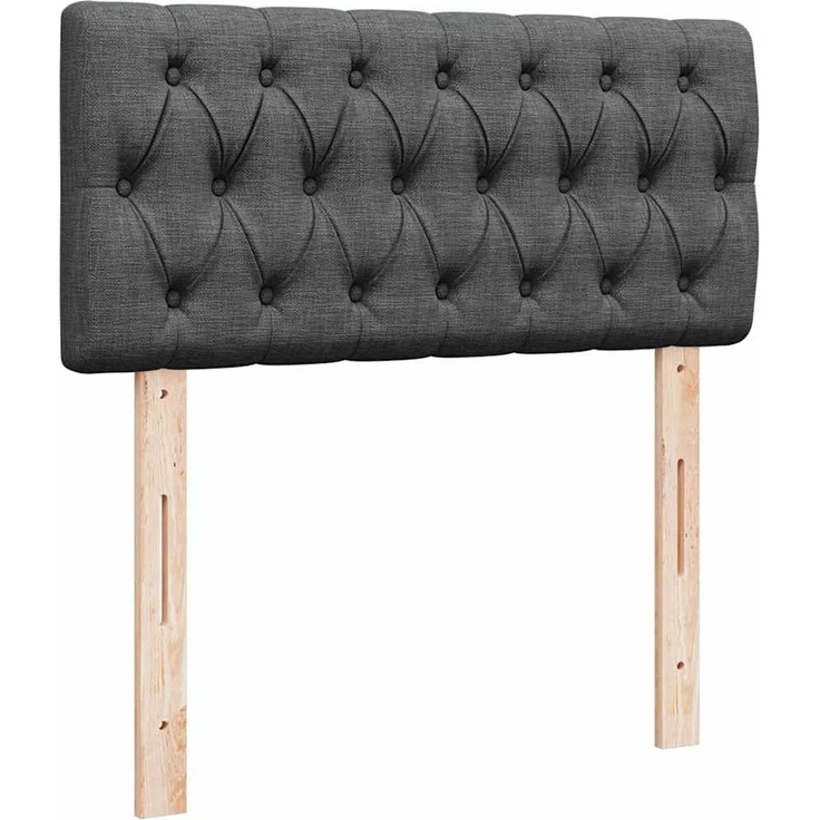 vidaXL Ottoman-Bett mit Matratze Dunkelgrau 80x200 cm Stoff 3311498 – Bild 7