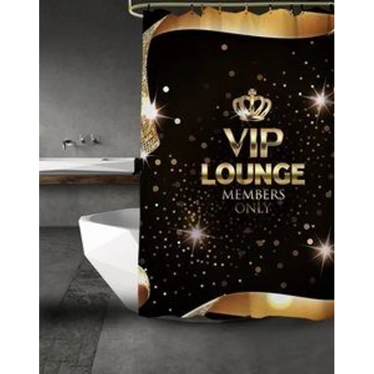 Sanilo Duschvorhang Duschvorhang VIP-Lounge 180 x 200 cm, 100% wasserdicht, inkl. Duschvorhangringe, Anti-Schimmel – Bild 6