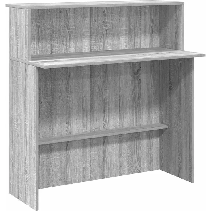 vidaXL Empfangstheke Grau Sonoma 100x50x103,5 cm Holzwerkstoff 859029