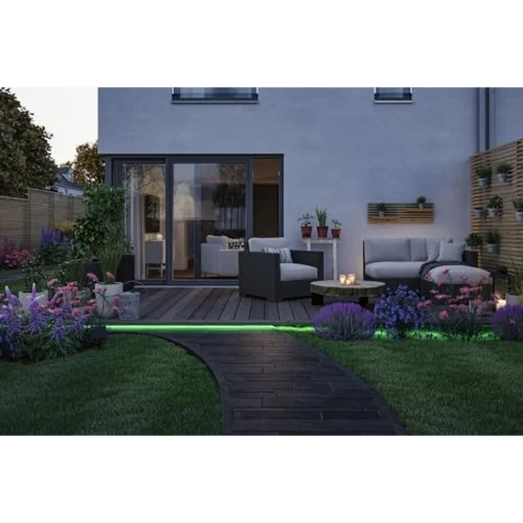 Paulmann 71194 LED Stripe Solar mit Fernbedienung 5m IP44 RGB dimmbar – Bild 6