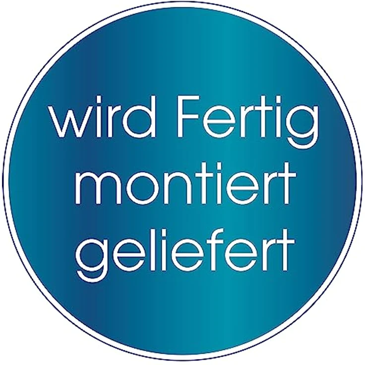 WebaVita Strandkorb Karibik 2-Sitzer, blau, FSC 100%, BxTxH: 123x90x170 cm, Premium Modell mit grauer Polsterung und blauen Streifen – Bild 5