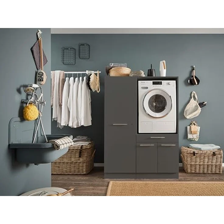 Laundreezy Mehrzweckschrank-Set LAUNDREEZY LDSK6, Breite 117,5 cm – Bild 3