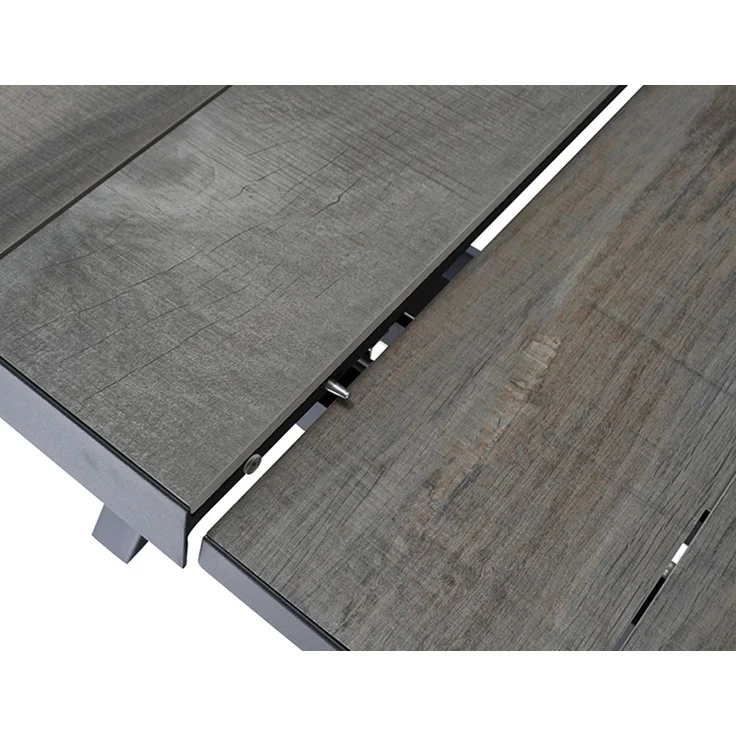 Siena Garden Sincro Ausziehtisch 200/260x100 anthrazit, Alu, Keramik – Bild 9