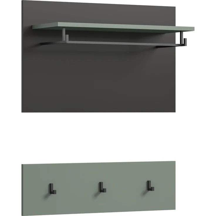 Paneel (B/H/T: 73x80x27 cm) in Smoke Green Nachbildung – Bild 1