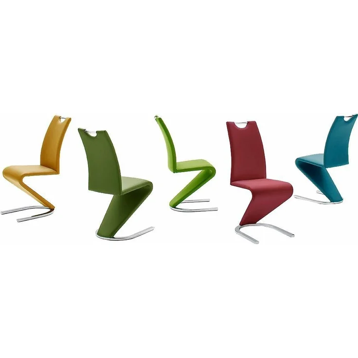 Freischwinger >Pupik II< in curry - 45x102x62cm (BxHxT) – Bild 5