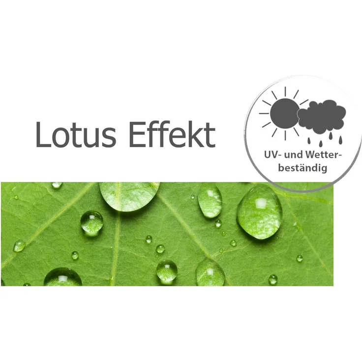 heimtexland Dekokissen Outdoorkissen Garten Outdoor Kissen wetterfest, Lotus Effekt, schmutz- und wasserabweisend, inkl. Füllung – Bild 3