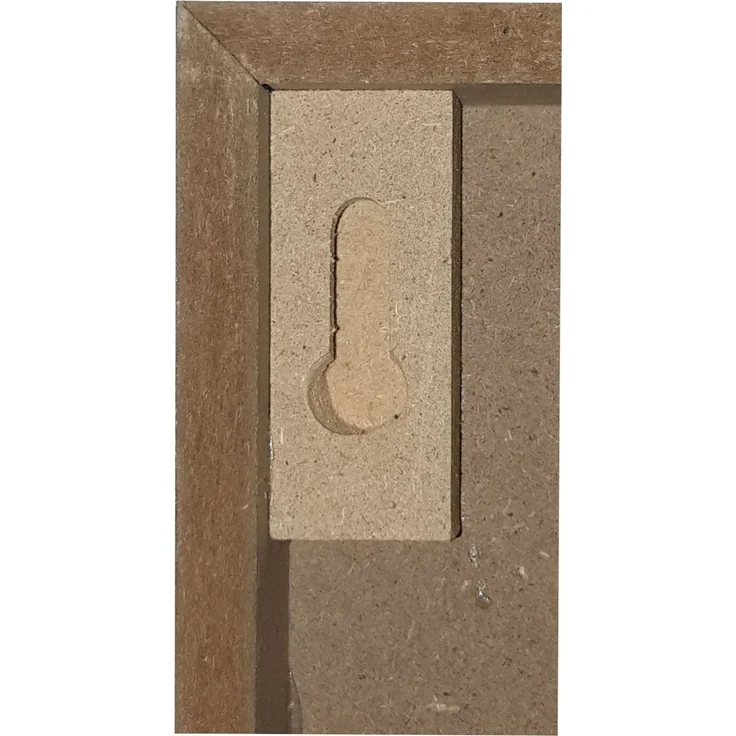 Bilderrahmen Holzoptik 64x54cm Memoboard Fotowand Memowand Wandbild Bilderhalter – Bild 2