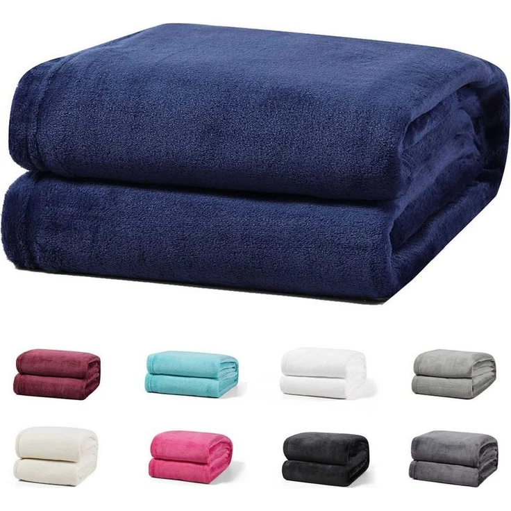 Wohndecke Luxury Kuscheldecke, 150x200 cm, 220x240 cm, 230x270 cm, Buymax, super weiche Fleece-Tagesdecke, Sofadecke – Bild 1