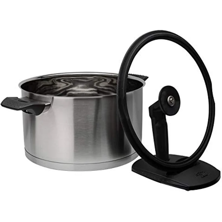 GSW Topf-Set APART, Edelstahl 18/8 (Set, 9-tlg, je 1 Fleischtopf 16/20/24 cm, 1 Stieltopf 16 cm), Induktion – Bild 3