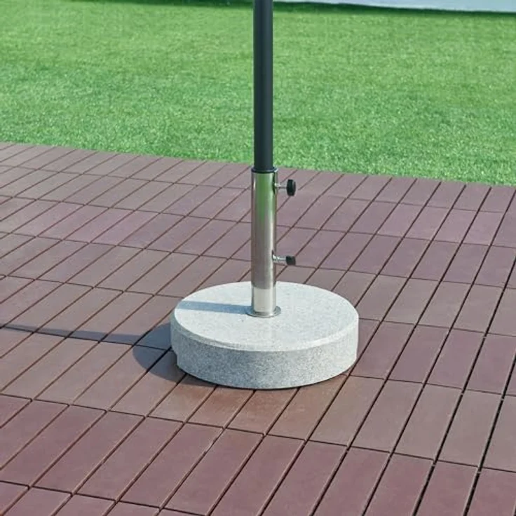 Sonnenschirmständer Bomba Granit Ø38x8,5cm [casa. pro] – Bild 2
