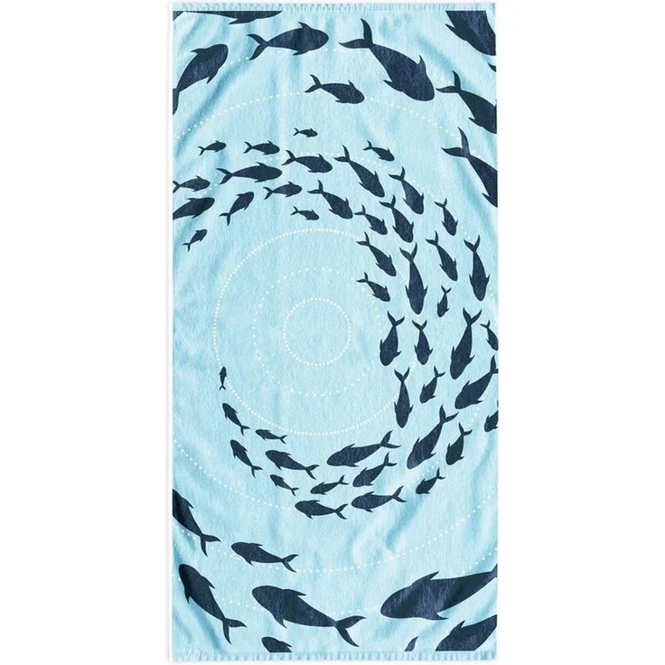 DecoKing Strandtücher Badetuch Handtuch Strandtuch XXL Badehandtuch Baumwolle, (1-St), Wendetuch – Bild 2