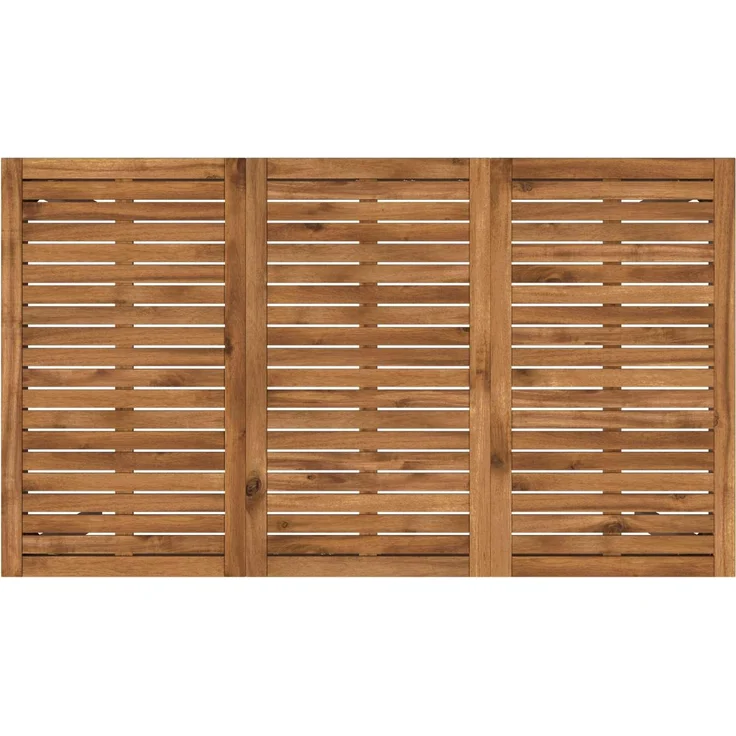 vidaXL Gartenbar-Tisch Natur und Kaffee 141 x 80,5 x 105 cm 901348 – Bild 4
