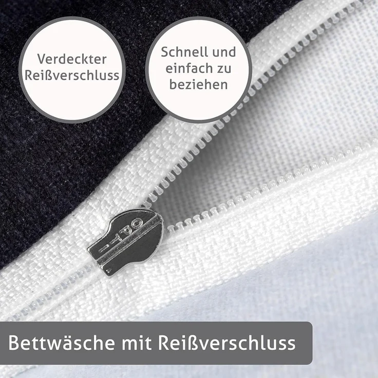LINKHOFF Kinderbettwäsche Traktor Bettwäsche 135x200 für Jungen 2tlg. – Traktoren & Mähdrescher, Biber Bettwäsche-Set, Trecker Kinderbettwäsche, 100% Baumwolle – Bild 6