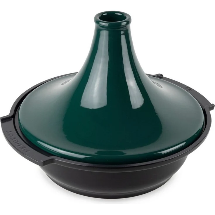 PEUGEOT Auflaufform Tagine ATLAS 30cm Waldgrün Dampfgarer Aluminium Keramikdeckel Induktio – Bild 3
