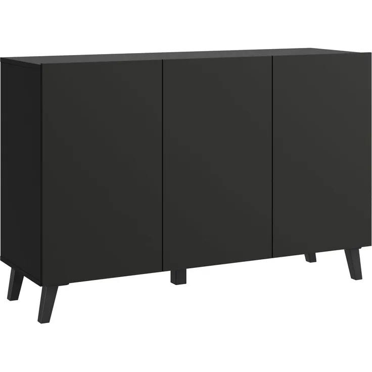 Home affaire Sideboard SIDEBOARD PHUKET II, Stilvolle, grifflose Kommode, Breite 120cm (1 St), Mit 6 Fächern und höhenverstellbaren Einlegeböden
