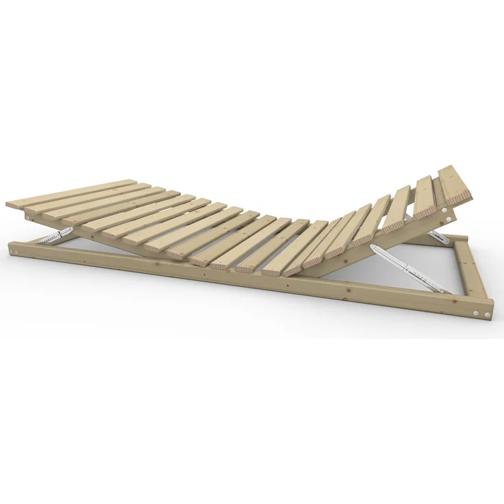 Ergonomischer Holzrahmen Kopf- und Fußteil verstellbar ''Ergo-Eva'' 80 200 Fichte – Bild 4