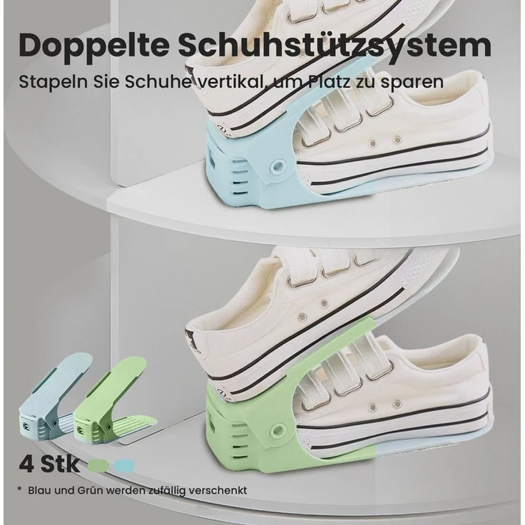 Youyijia Schuhschrank 5 Etage Drehbares Schuhschrank, Schuhregal 20 Paar Aufbewahrung – Bild 2
