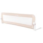 Kikkaboo Bettschutzgitter I am safe 150 cm, klappbar, Bettgitter, ab 18 Monaten hellbraun