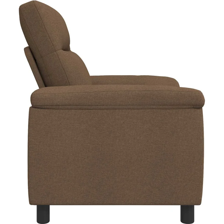 vidaXL Sofa Braun 95 x 90 x 95 cm Stoff 42040909 – Bild 3