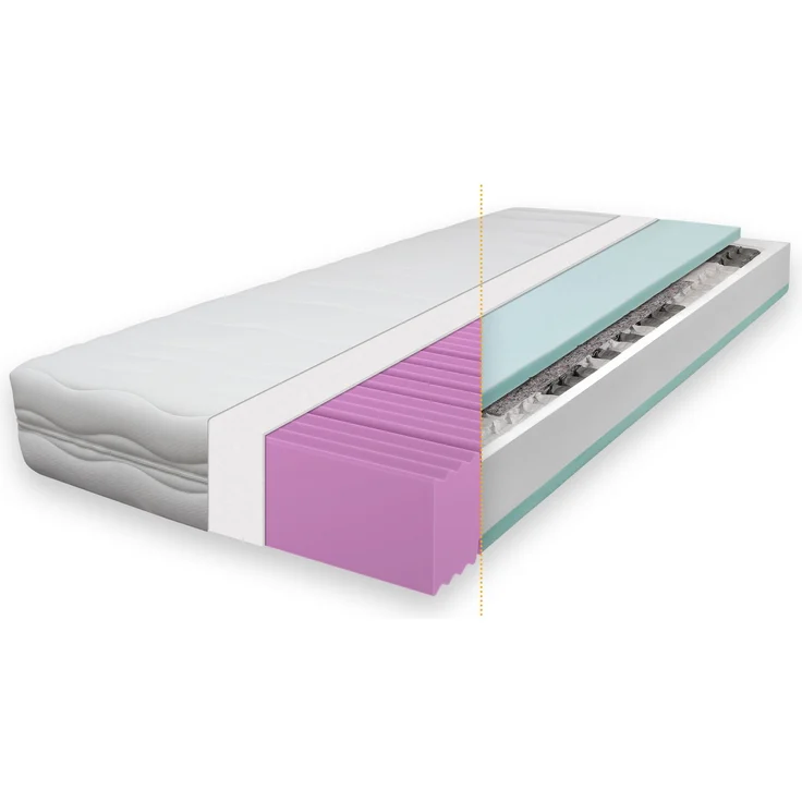 BeCo Onyx Matratze Höhe 21 cm | ergonomischer Schlaf wie im Luxus-Hotel | wahlweise als Federkern oder Kaltschaum | Oeko-TEX® & CertiPUR Zertifiziert Größe 80 x 200 cm Härtegrad Kaltschaum FEST – Bild 1