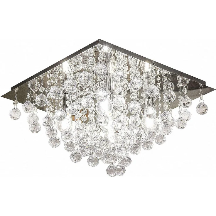 Kronleuchte CRIS 10152 Ø42CM Chrom pol, klar mit Besätzen – Bild 1