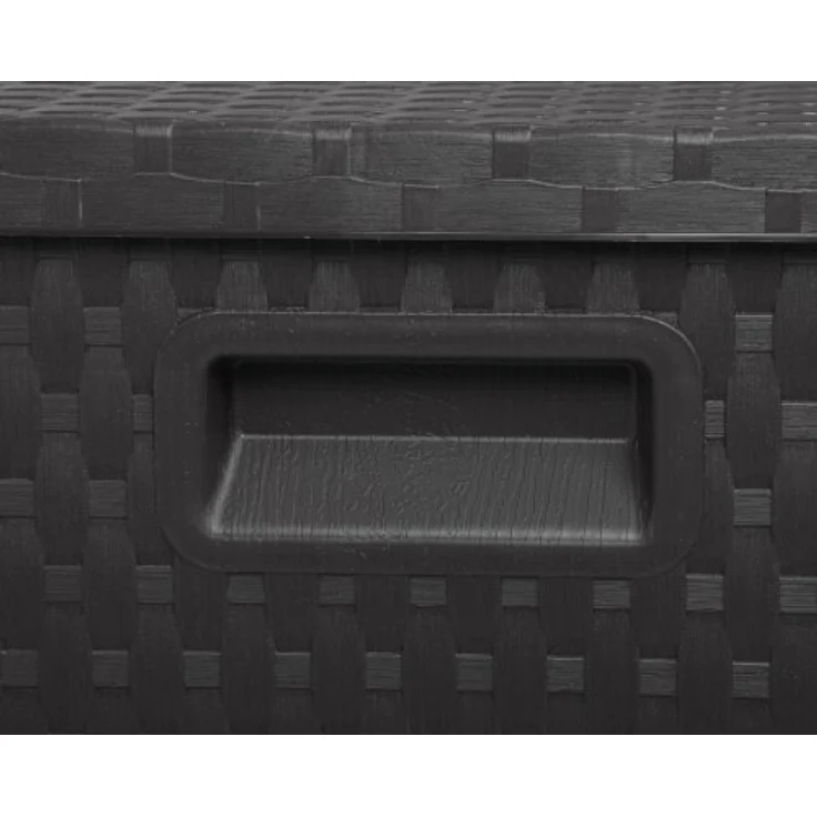 Ambia Garden Kissenbox Anthrazit, Kunststoff, 118.5x62.5x55 cm, rollbar mit Tragegriff und aufklappbarem Deckel – Bild 7