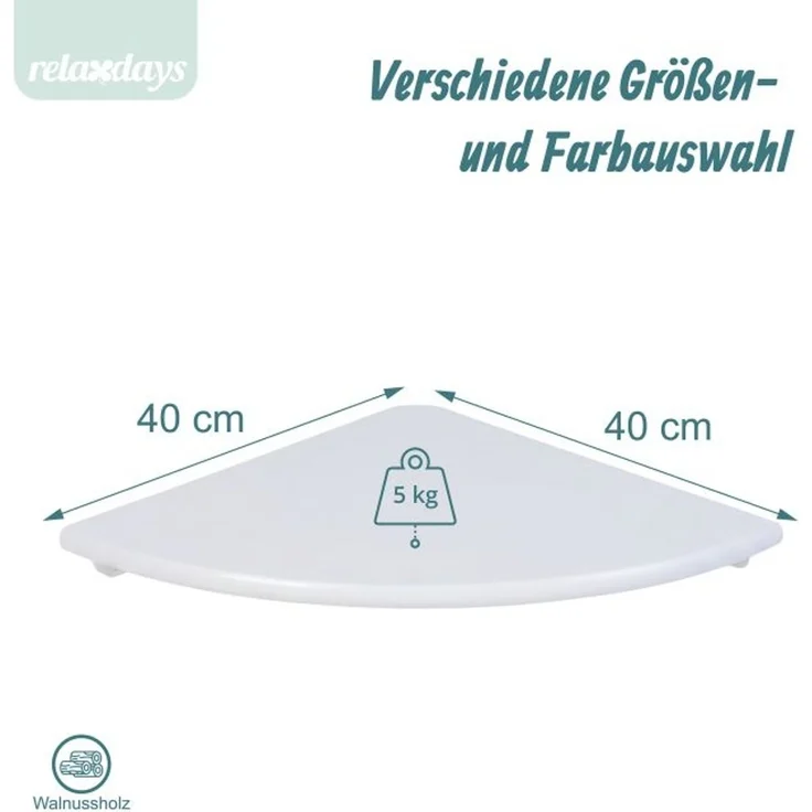 Eckregal Wand Walnussholz 10052717_8400 – Bild 4