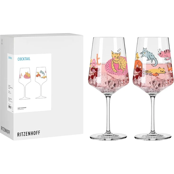 Ritzenhoff Aperitifglas Tierisch Glücklich, Kristallglas – Bild 1