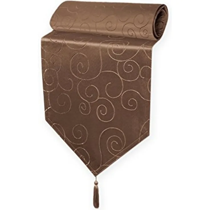 Haus und Deko Tischdecke Tischläufer Damast Ornamente klassisch Tischdecke (1-tlg)