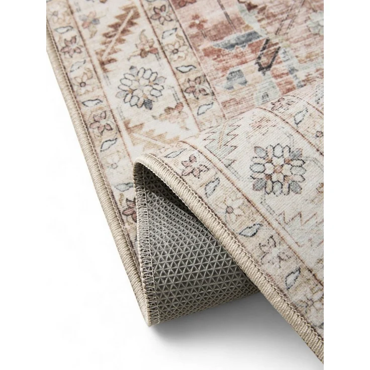 Interiyou Teppich Gent, Rechteckig, Höhe: 5 mm, Vintage Kurzflor für Wohnzimmer, Schlafzimmer, waschbar, pflegeleicht – Bild 3
