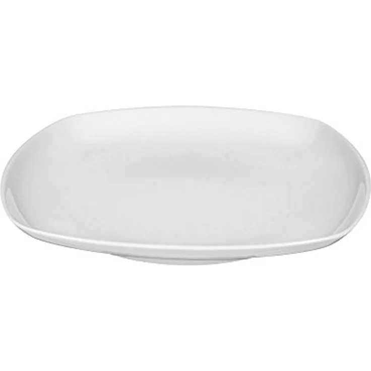 Seltmann Weiden Geschirr-Set Teller flach eckig 20 cm Lido weiss uni 00003 von Seltmann Weiden, Porzellan – Bild 2