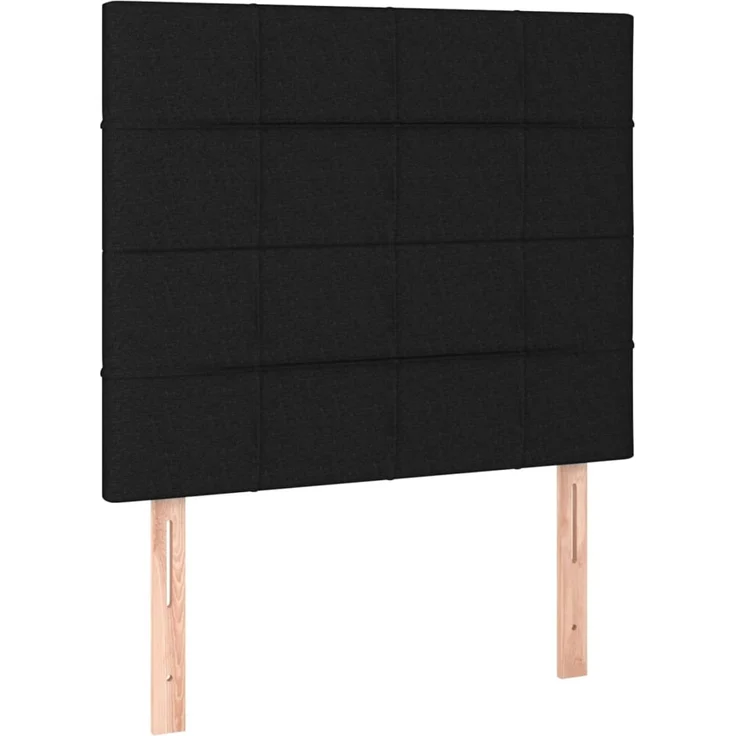 vidaXL Kopfteile 2 Stk. Schwarz 90x5x78/88 cm Stoff 3116316 – Bild 2