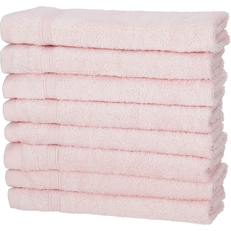 Hometex Premium Textiles Handtuch in Premium Qualität 450 g/m², 8er Gästetücher, Kuschelig weich und sehr saugfähig, Extra flauschige Hotel-Qualität