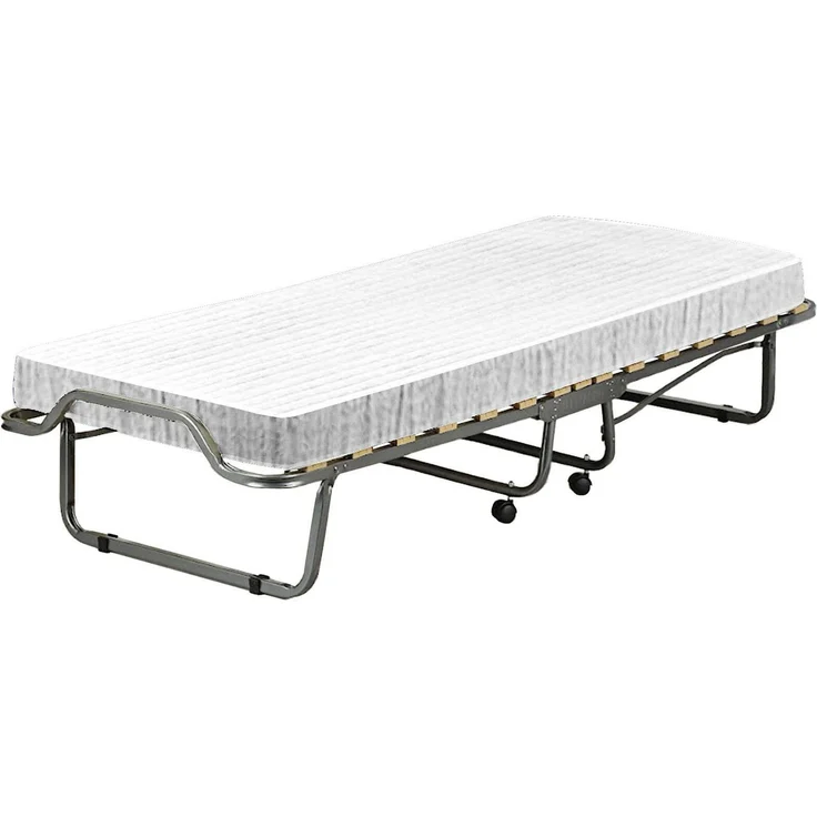 Dmora Klappbett Ace, Feldbett mit 15 Latten, inklusive Matratze, platzsparendes Kinderbett, 100 % Made in Italy, 80 x 190 x 39 cm – Bild 6