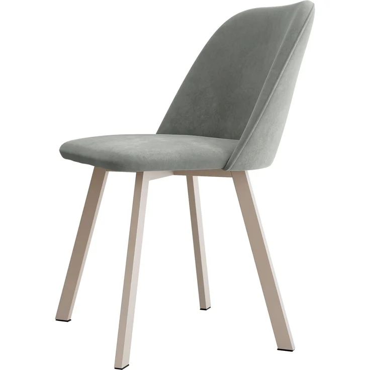 Mirjan24 Polsterstuhl K109 (Farbe: Magic Velvet 2217), 80 x 58 x 47 cm – Bild 1