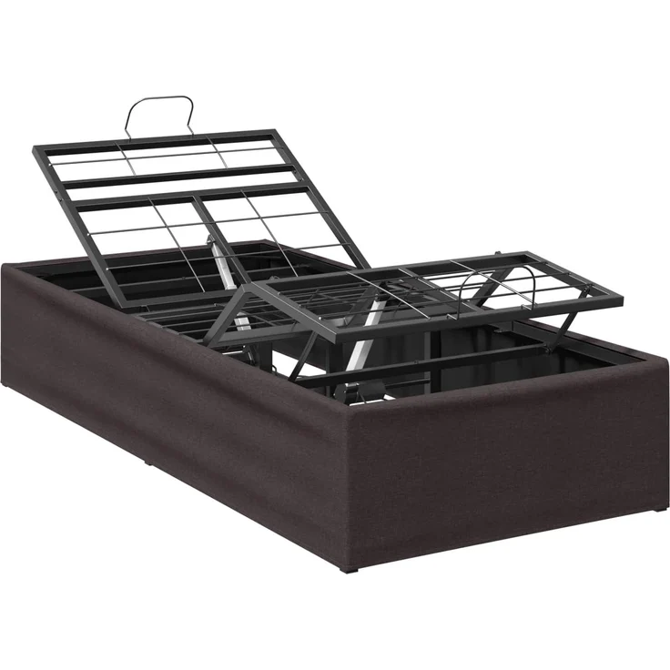 vidaXL Elektrisch verstellbares Bettgestell Braun 190 x 100 x 33,5 cm 42037342 – Bild 2