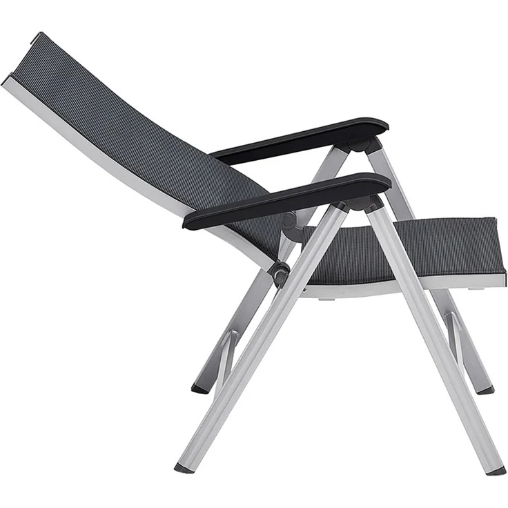 Kettler Basic+ Premium Klappsessel silber / Lakritz – Bild 6