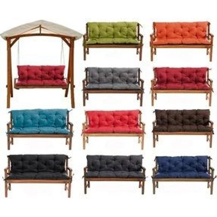 Mayaadi Home Auflagekissen Gartenbankauflage, (Set) – Bild 6