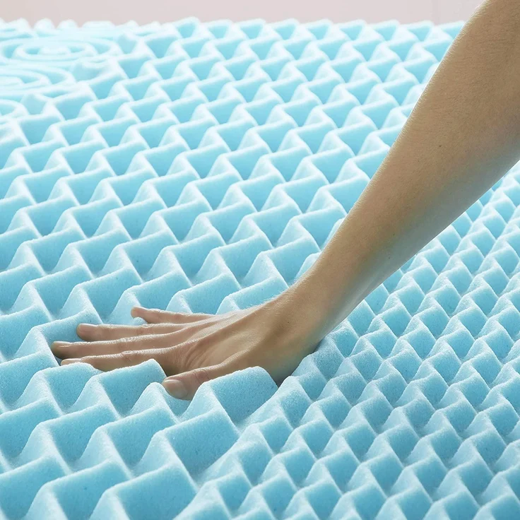 Lucid 5 Centimeter Zoned Gel Memory Foam Topper, Schaum, 150x190 cm – Bild 4