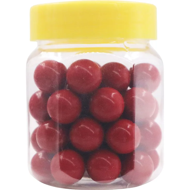 EDUPLAY 370164 40 rote Perlen zu Perlenbild-Baukasten, rot