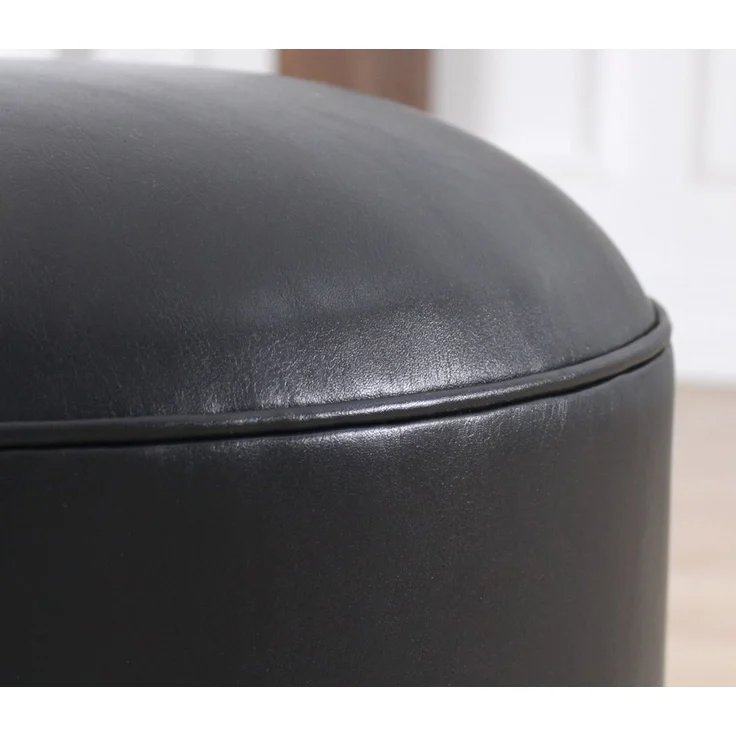 Hanah Home 'Milotte - Anthracite' Pouffe, Anthrazit, 42 x 43 x 42 cm – Bild 6