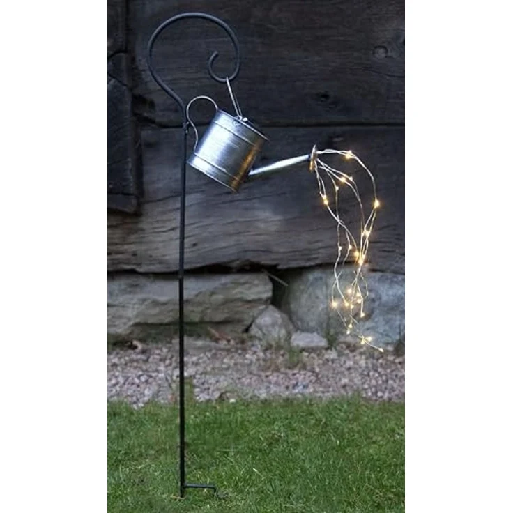 ++LED-Solarstab "Dew Drop Water Can", schwarz – Bild 7