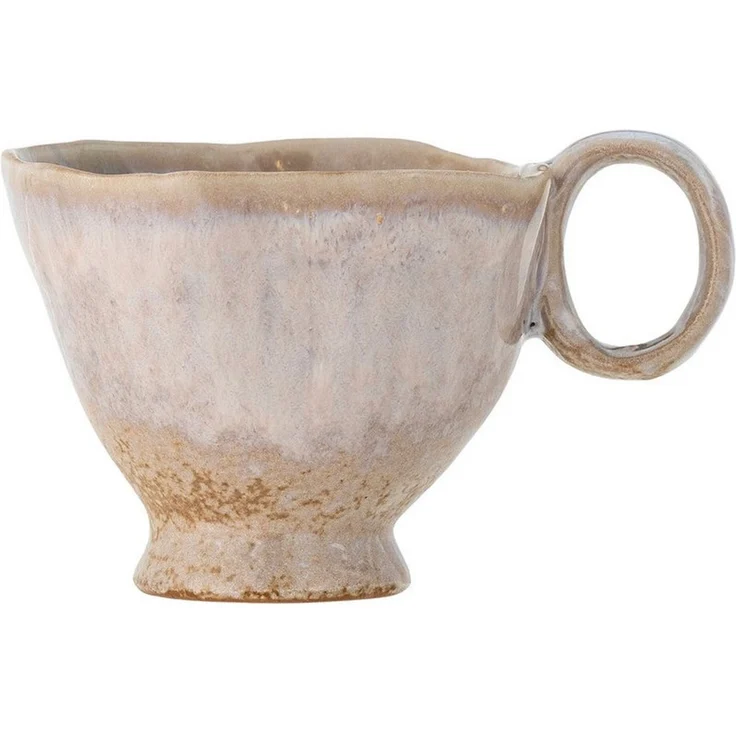 Bloomingville Tasse Bloomingville Imogen Tasse, Natur, Steingut, 175 ml, Steingut – Bild 1