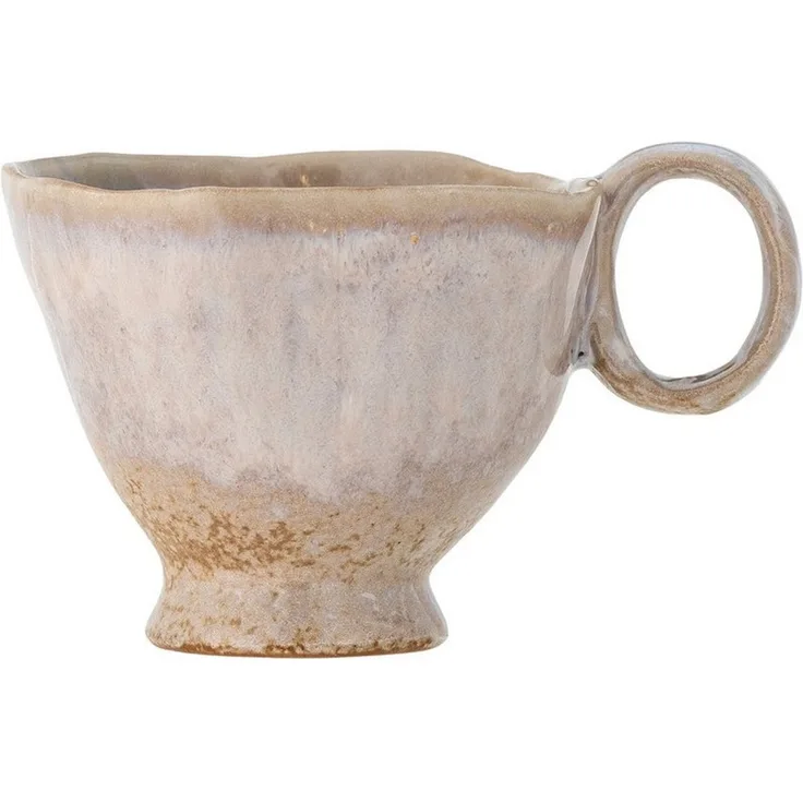 Bloomingville Tasse Bloomingville Imogen Tasse, Natur, Steingut, 175 ml, Steingut