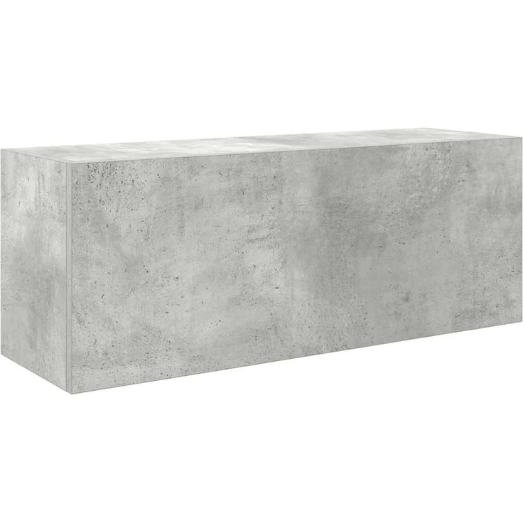 Bad-Wandschrank Betongrau 80 x 25 x 30 cm Holzwerkstoff – Bild 2